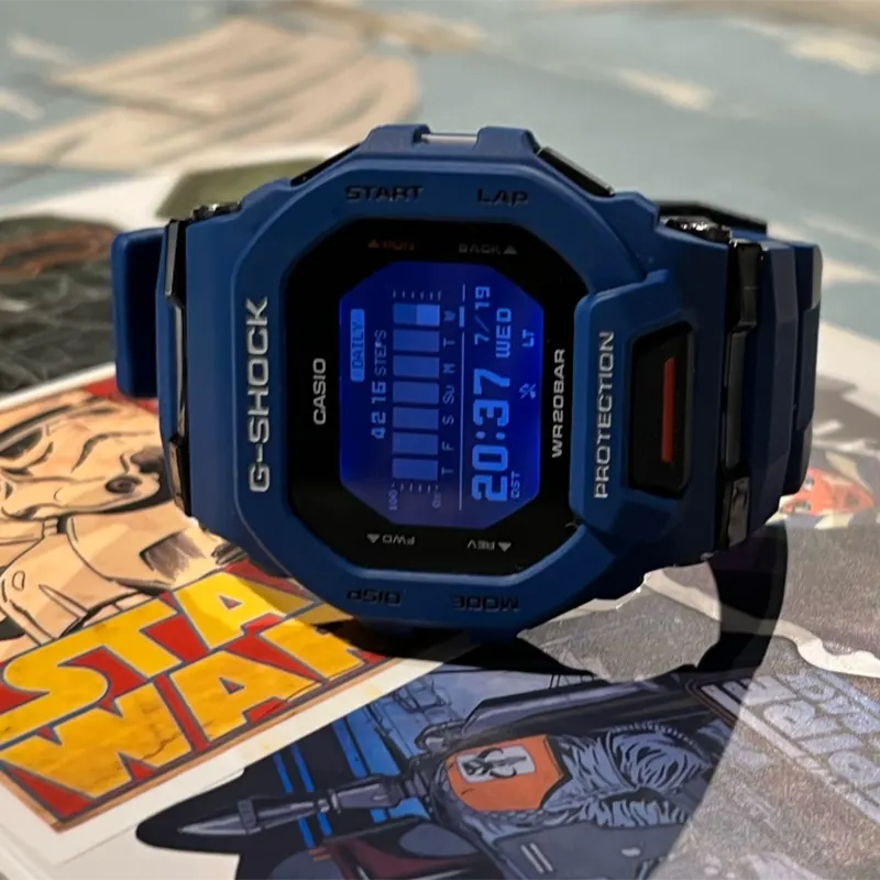 Casio G-Shock Men’s Digital Dial Bluetooth G-Squad Watch | GBD-200-2DR